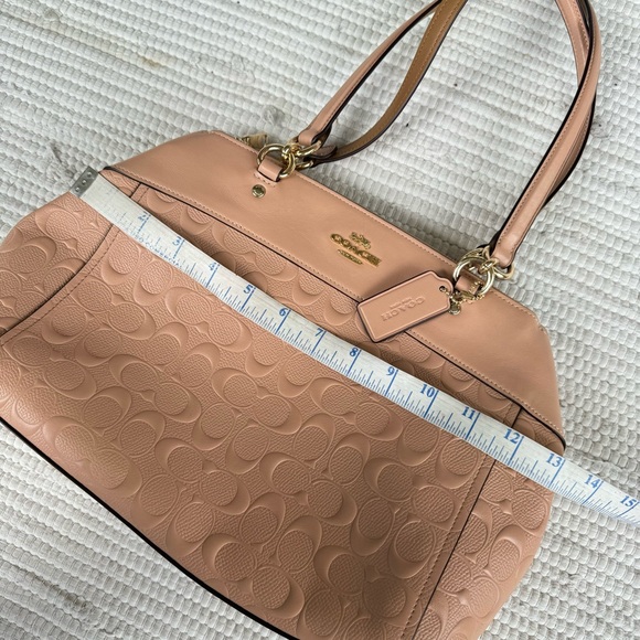 COACH BROOKE CARRYALL IN SIGNATURE LEATHER   BEECHWOOD/LIGHT GOLD - Picture 8 of 13